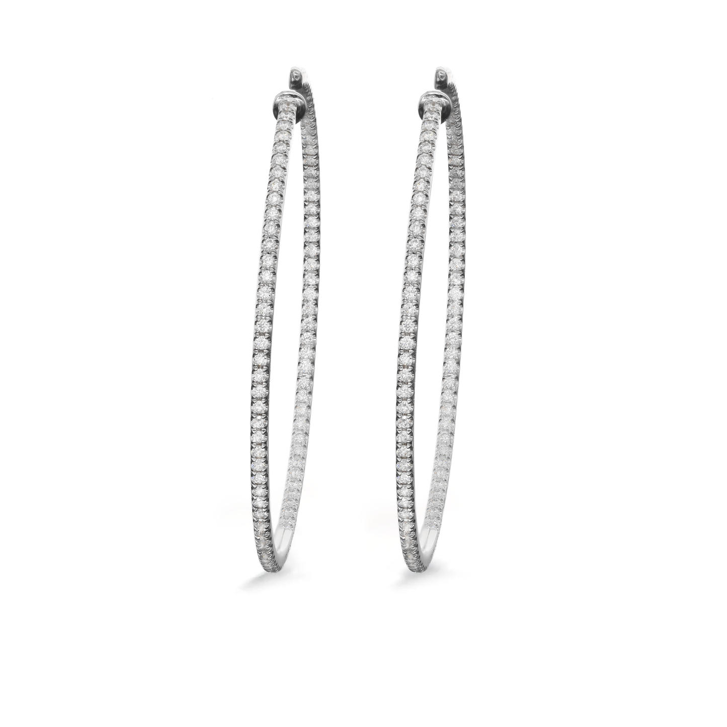 Diamond Hoops Angie 1.82 ct.