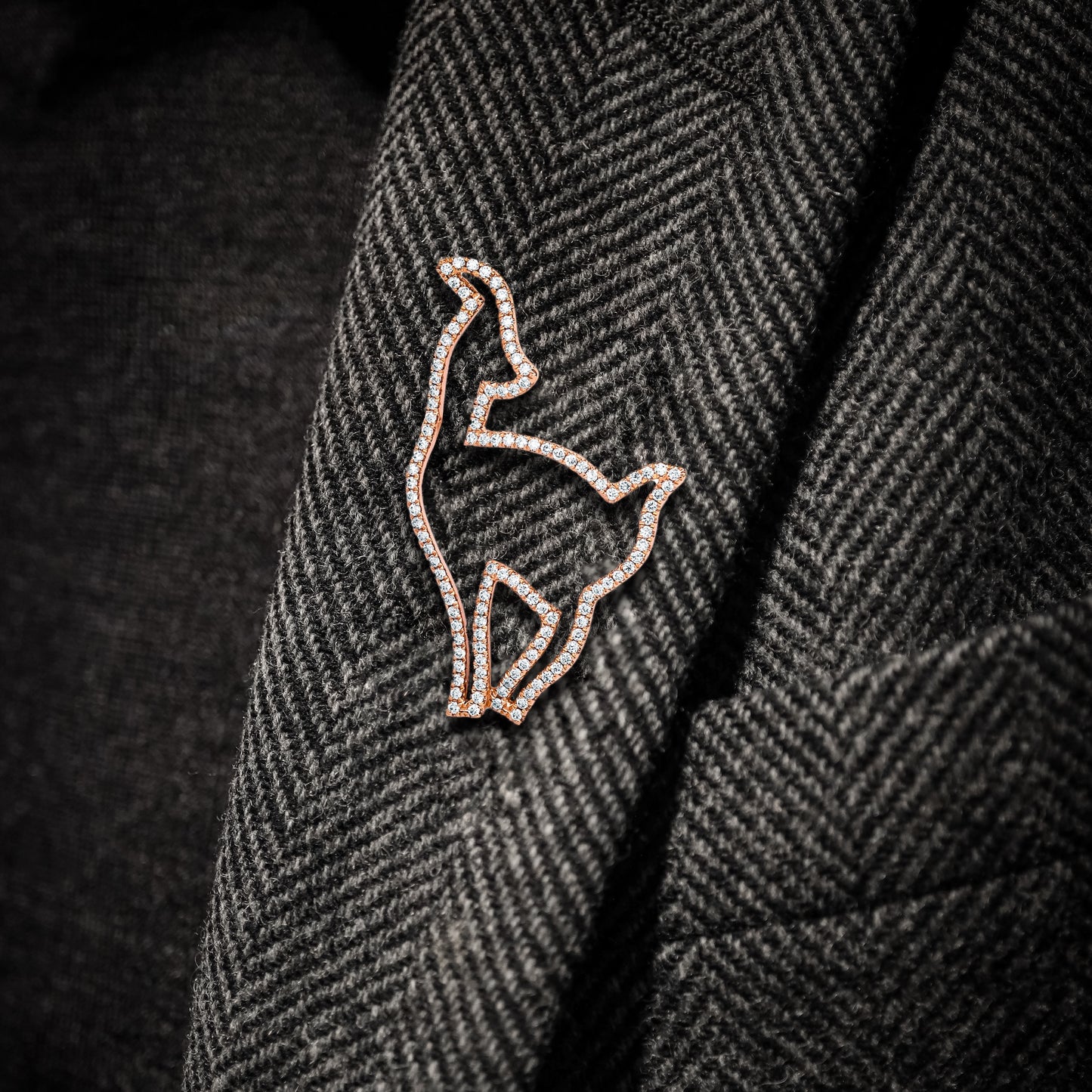 Kitz Diamond Brooch 46mm