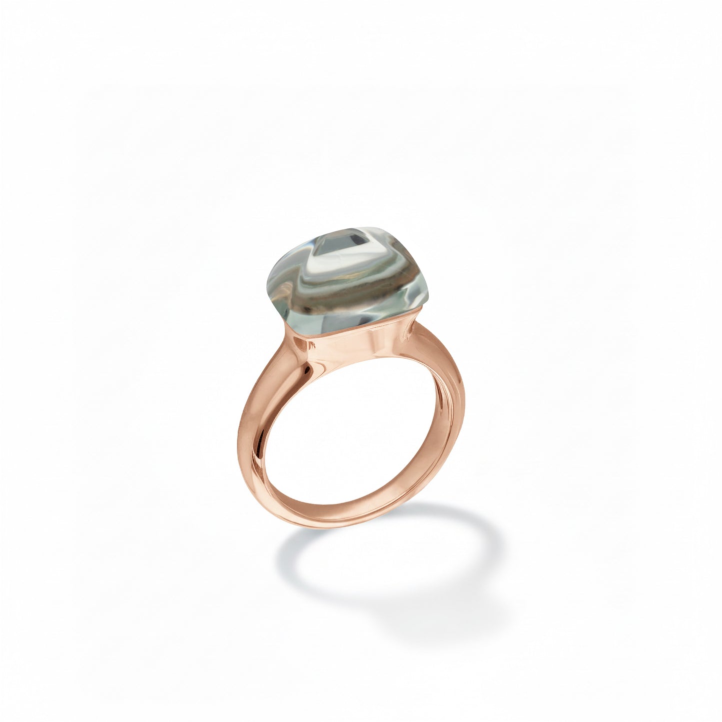 Knox Grüner Amethyst Stack Ring