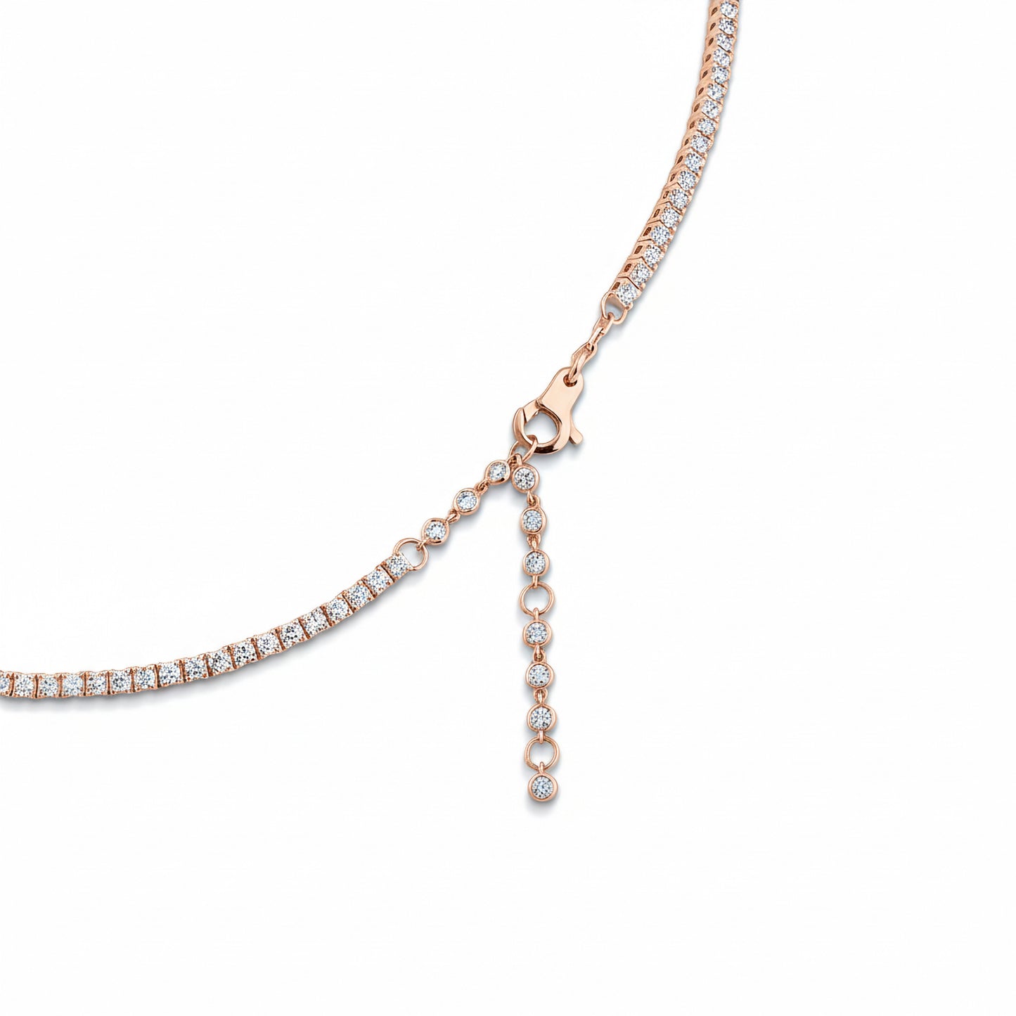Tennis Diamant Collier 5.36 ct.