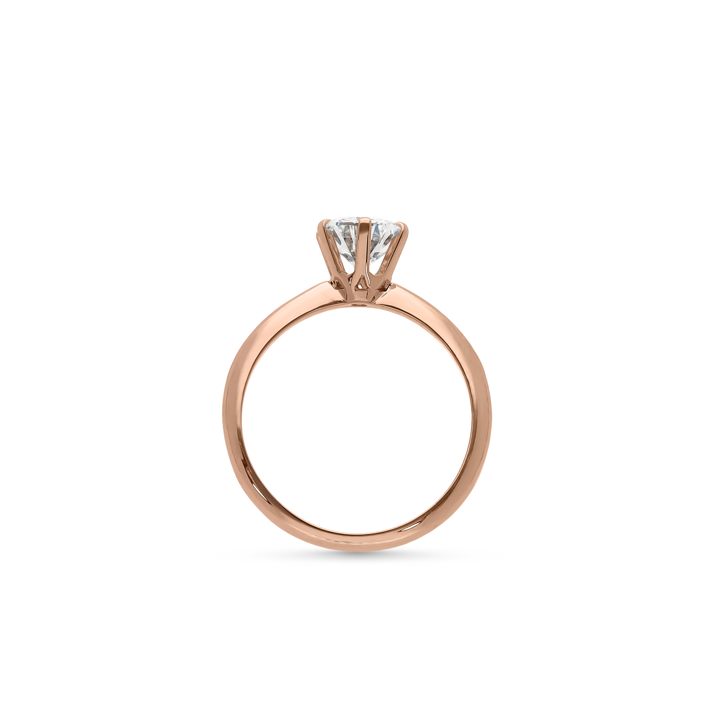 Oliver Heemeyer 1967® Solitär-Diamantring aus Rotgold 0.51 ct.