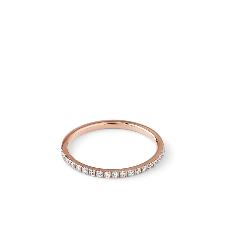 Oliver Heemeyer Anniversary Diamond Ring HC made of 18k rose gold.