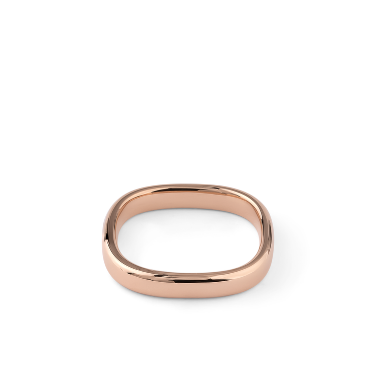 Oliver Heemeyer Bolero Wedding Band 3,0 mm made of 18k rose gold.