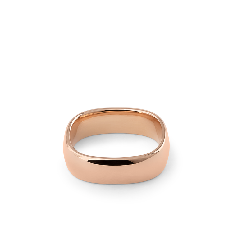 Oliver Heemeyer Bolero wedding band 5,0 mm made of 18k rose gold.