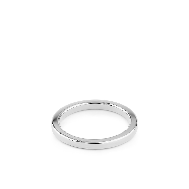 Oliver Heemeyer Sirius Wedding Band 2,0 mm made of 18 white gold.