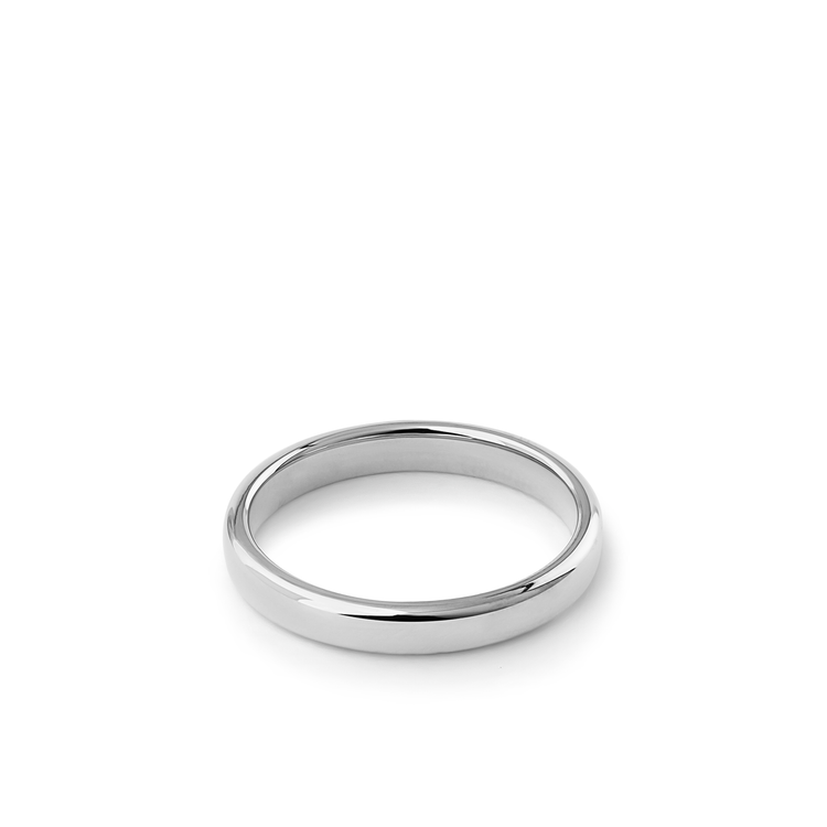 Oliver Heemeyer Legacy wedding band 3,0 mm made of 18k white gold.