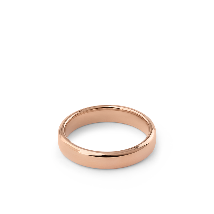 Oliver Heemeyer Legacy wedding band 4,0 mm made of 18k rose gold.