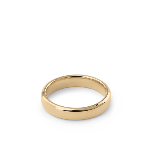 Oliver Heemeyer Legacy wedding band 4,0 mm made of 18k yellow gold.