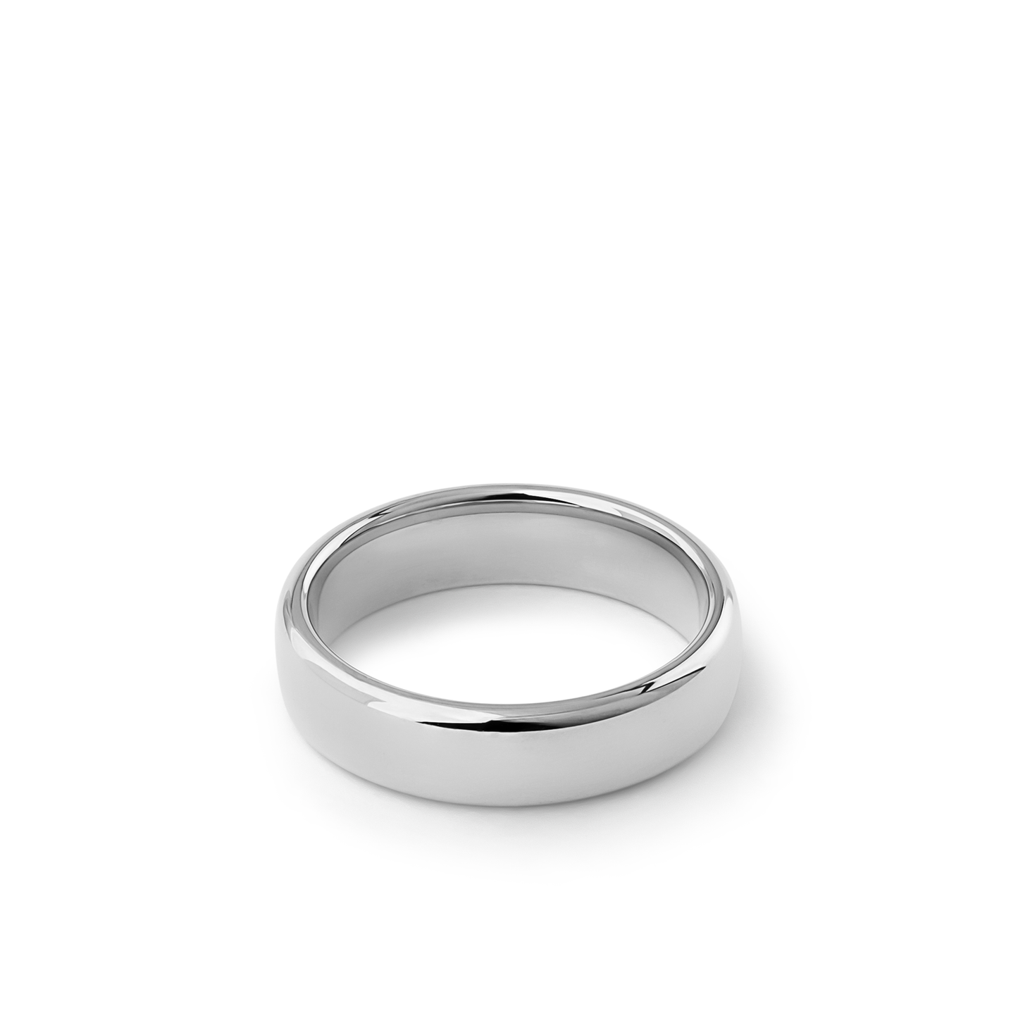Oliver Heemeyer Legacy wedding band 5,0 mm made of 18k white gold.