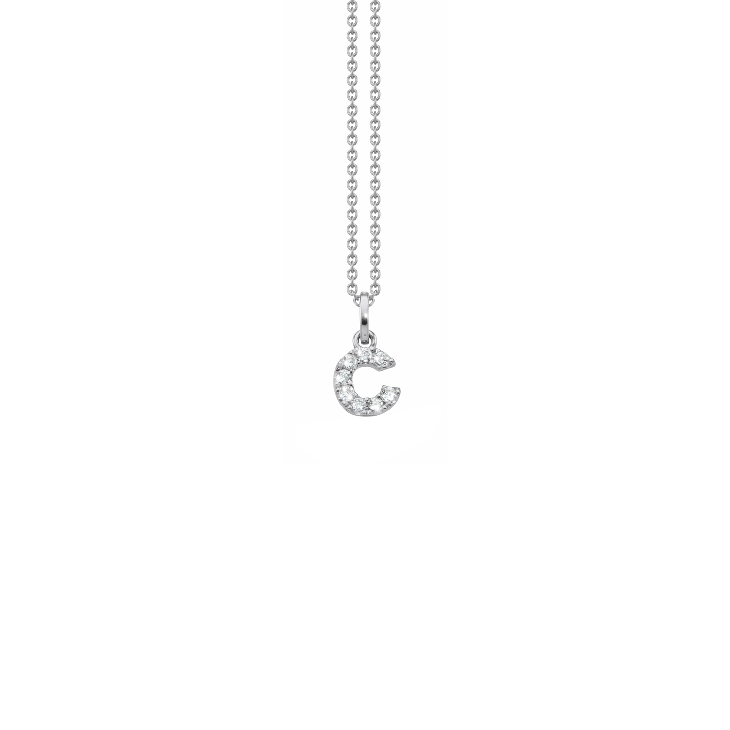 Letter Diamond Pendant