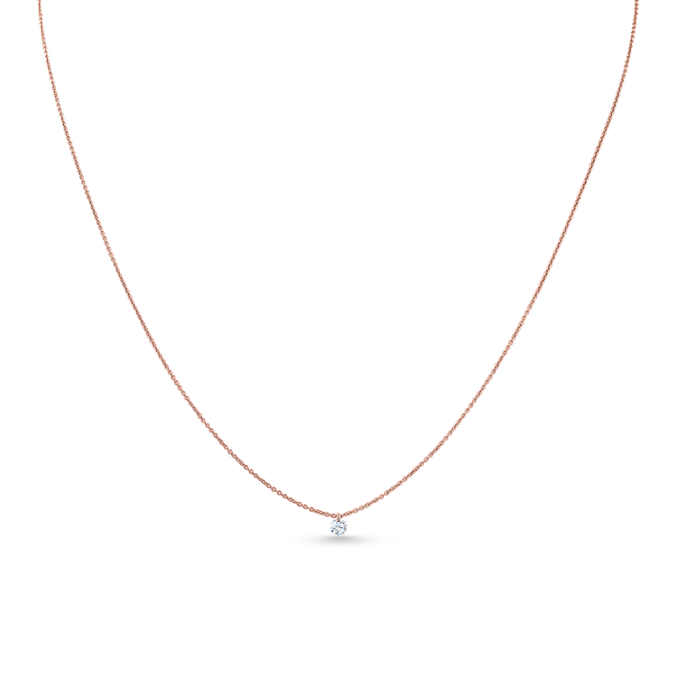 Oliver Heemeyer Mark the Moment diamond pendant 0.10 ct. made of 18k rose gold.