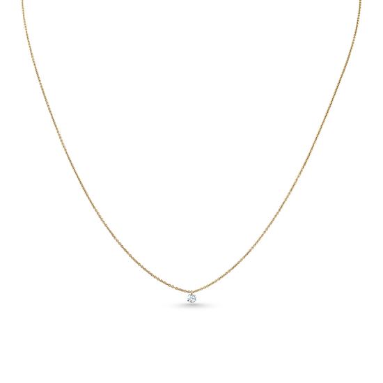 Oliver Heemeyer Mark the Moment diamond pendant 0.10 ct. made of 18k yellow gold.