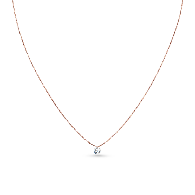 Oliver Heemeyer Mark the Moment diamond pendant 0.30 ct. made of 18k rose gold.