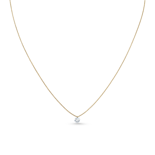 Oliver Heemeyer Mark the Moment diamond pendant 0.30 ct. made of 18k yellow gold.