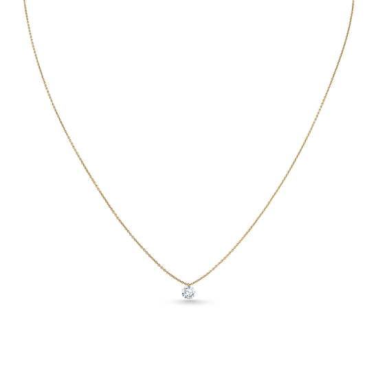 Oliver Heemeyer Mark the Moment diamond pendant 0.30 ct. made of 18k yellow gold.