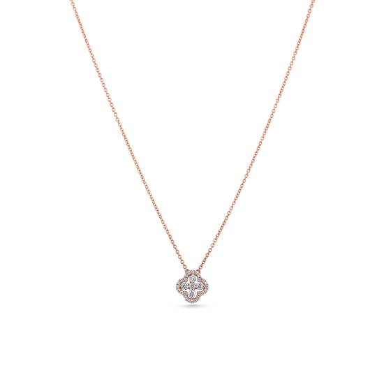 Oliver Heemeyer Zoe diamond necklace made of 18k rose gold.