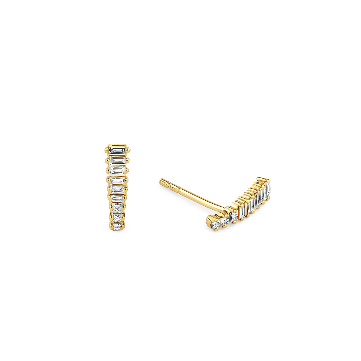 Una Diamant Ohrstecker Fancy