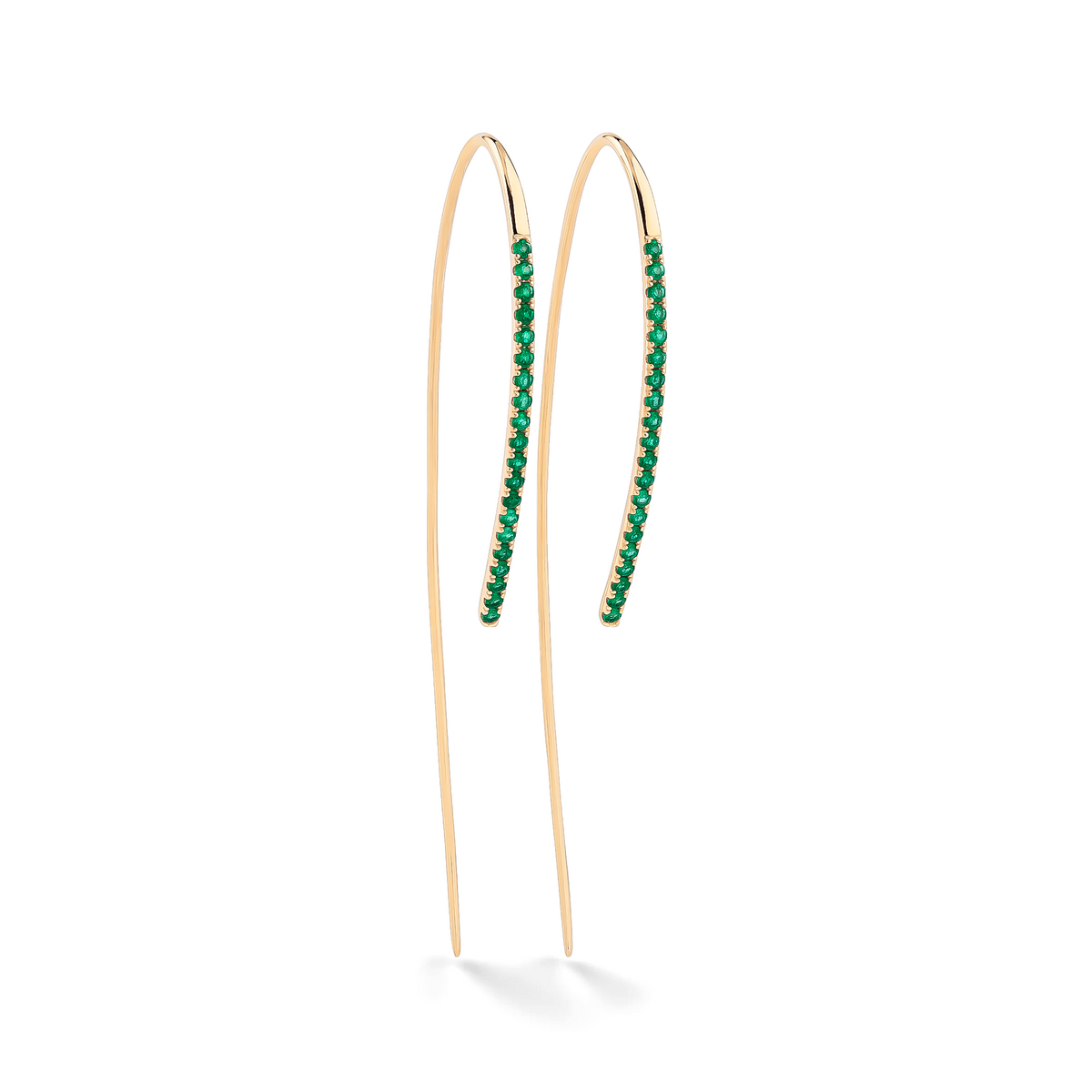 Ella Emeralds Earrings