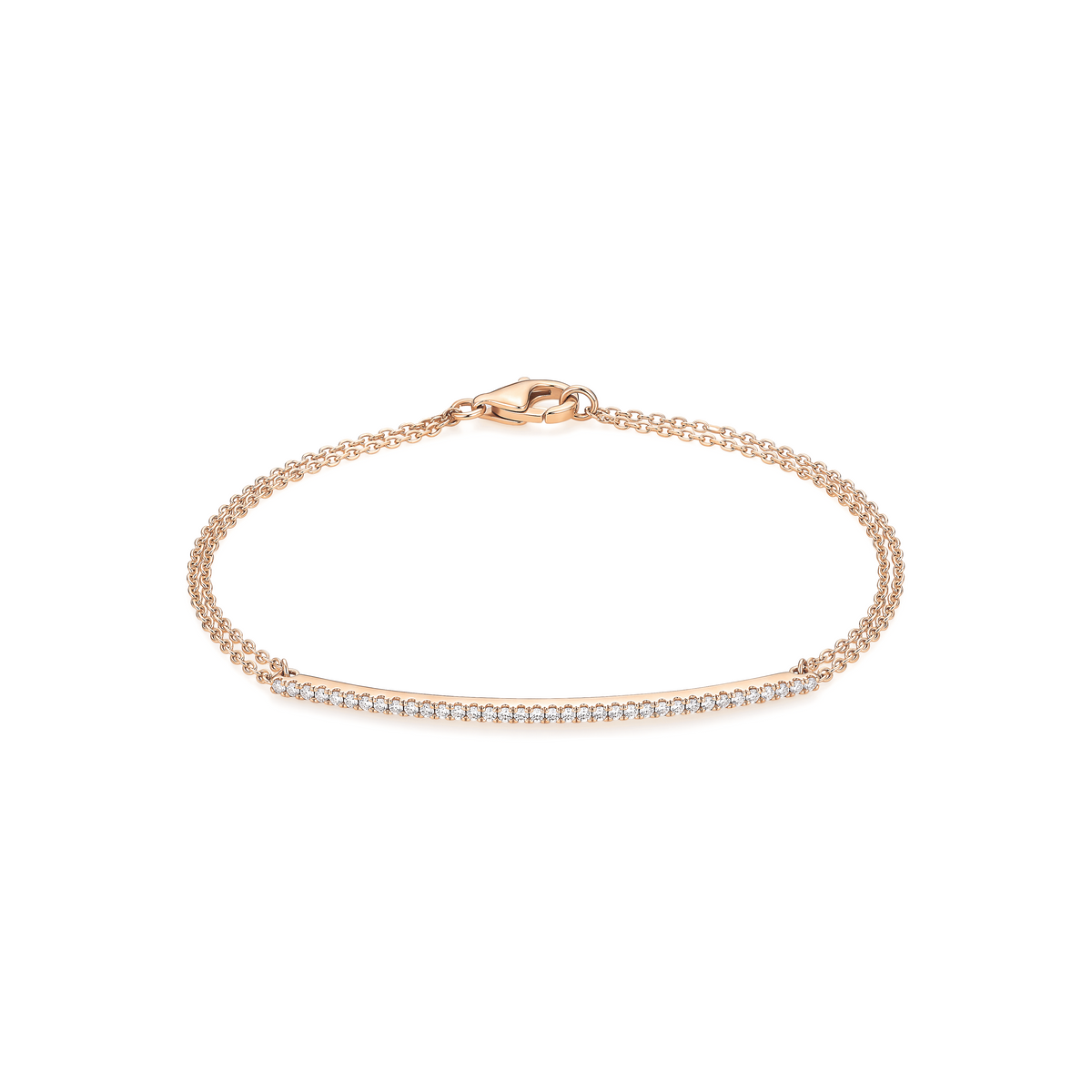 Bridge Double Chain Bracelet