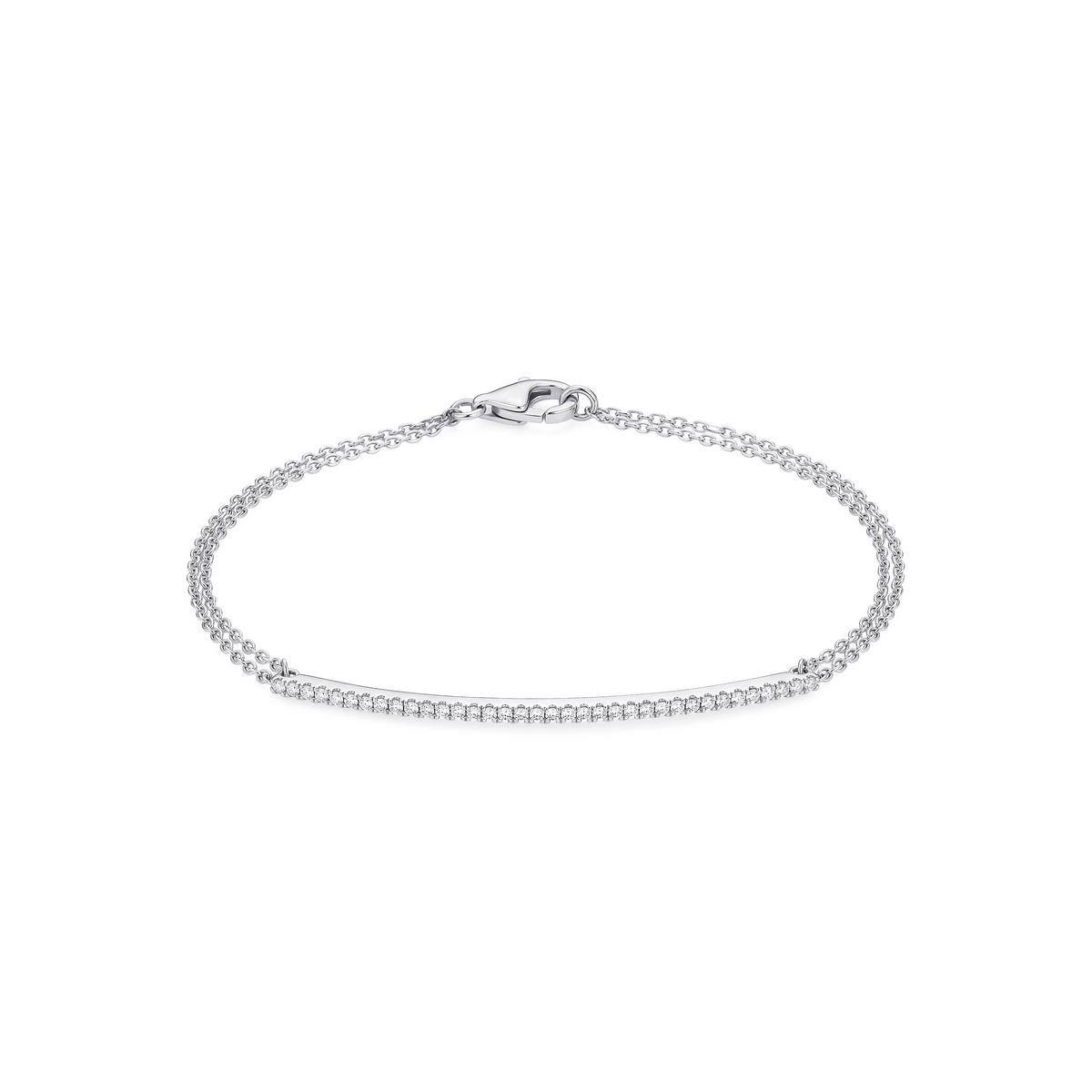 Bridge Double Chain Bracelet