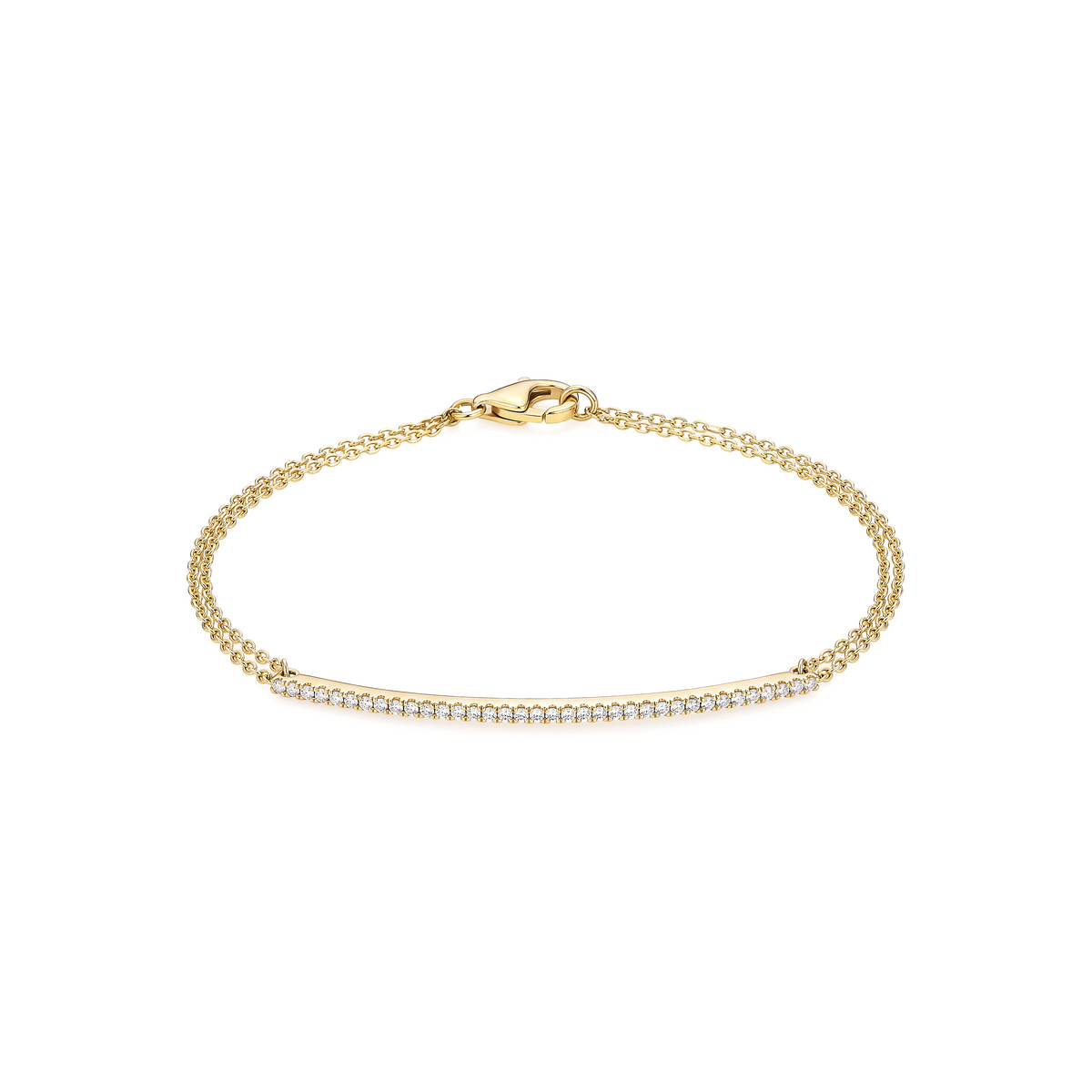 Bridge Double Chain Bracelet