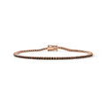 Tennisarmband Schwarze Diamanten 1.11 ct.