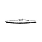 Tennisarmband mit schwarzen Diamanten 2.16 ct