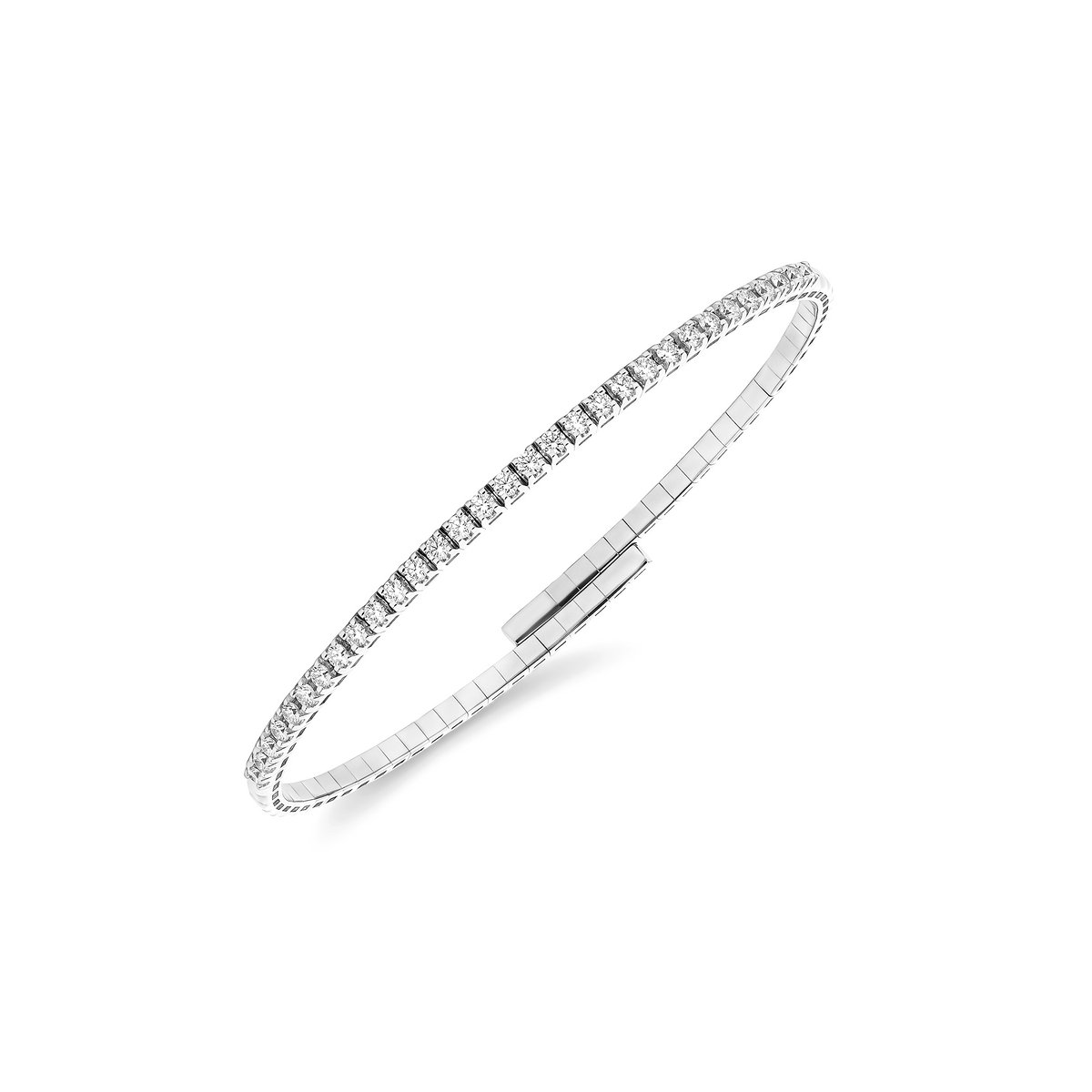 Linien Diamantarmreif Groß