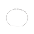 Bridge Black Diamond Bracelet 3cm
