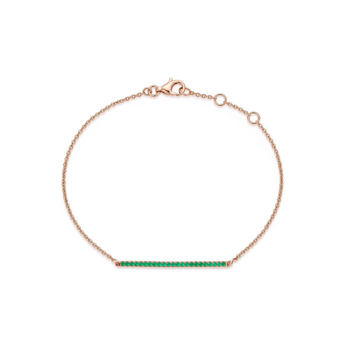 Bridge Emerald Bracelet 3cm