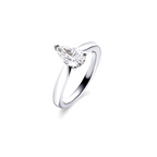 Oliver Heemeyer Solitär Tropfenform Diamant Ring 1.01 ct.