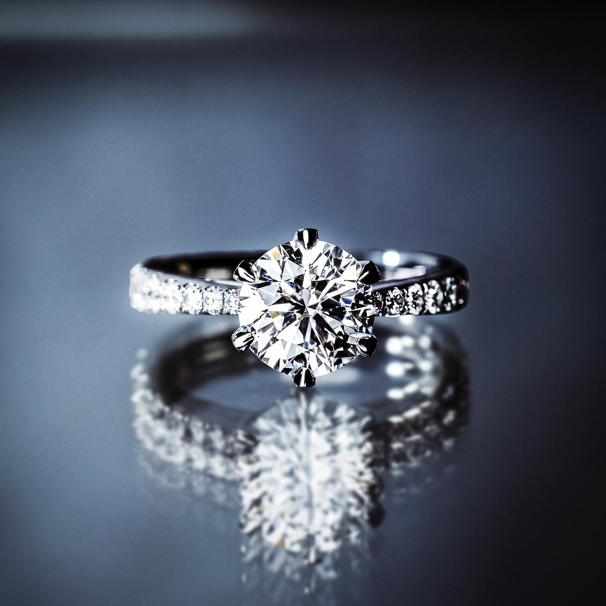 Oliver Heemeyer Bridge® Solitär Diamant Ring Fancy 1.48 ct.
