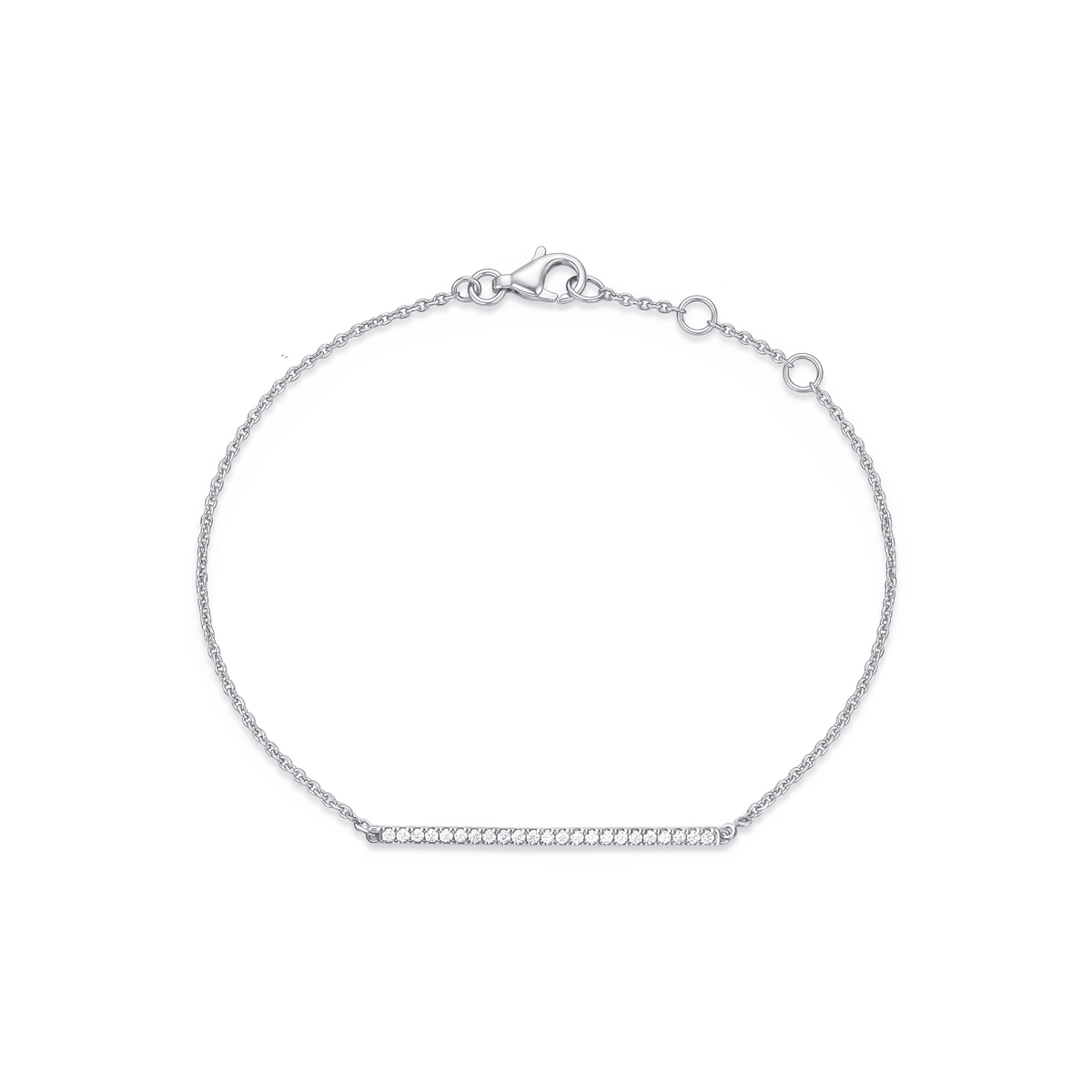 Bridge Diamond Bracelet 3cm