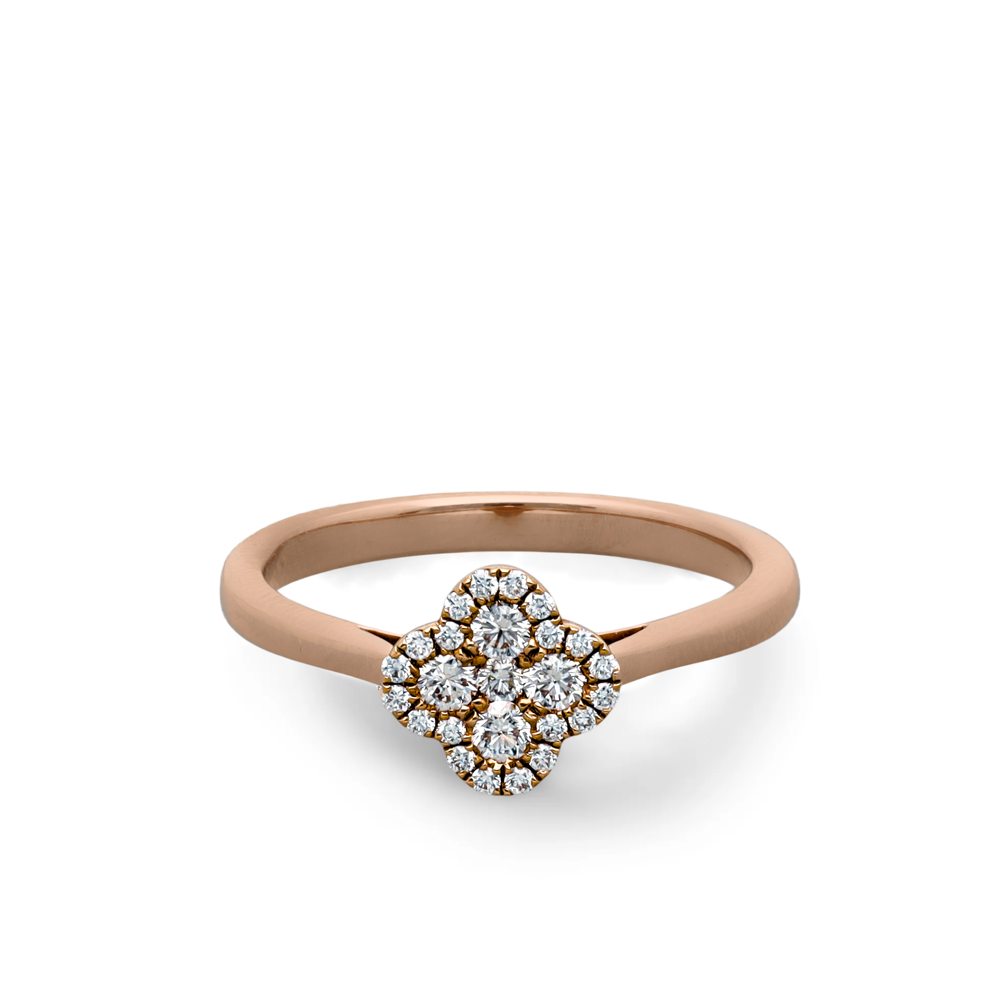 Alemandro Diamantring 4 Blätter 0.30 ct.