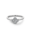 Alemandro Diamantring 4 Blätter 0.30 ct.