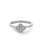 Alemandro Diamantring 4 Blätter 0.30 ct.