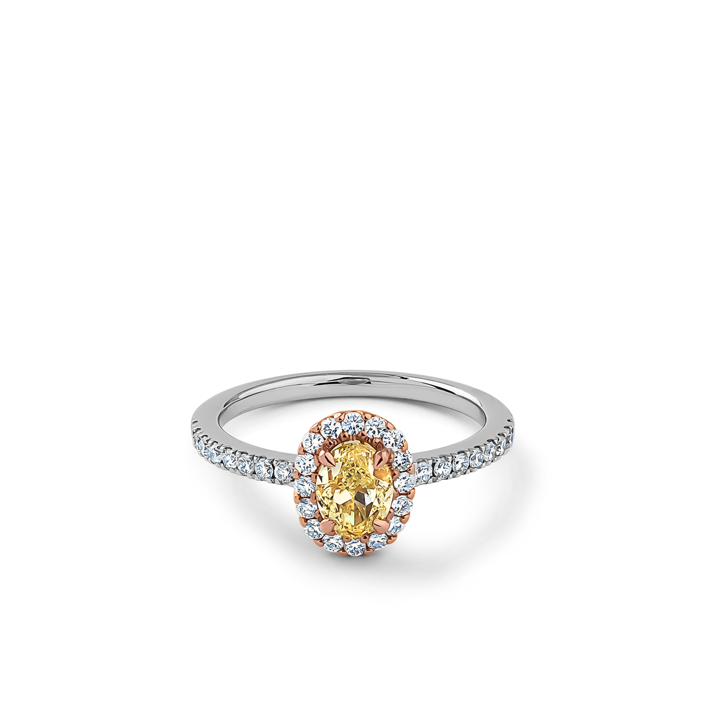 Celeste Gelber Diamantring