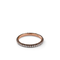 Daria Pavé-Ring mit schwarzen und weißen Diamanten