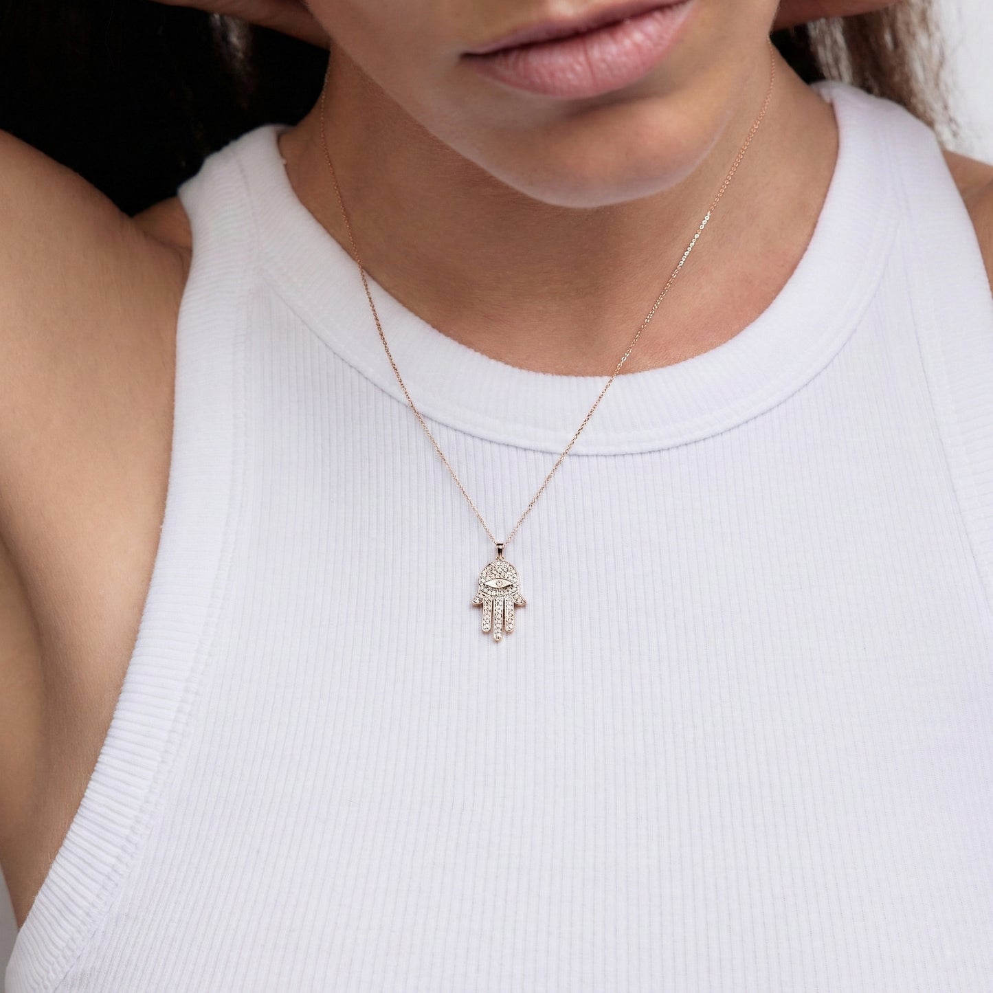 Hand of Fatima Large Pendant