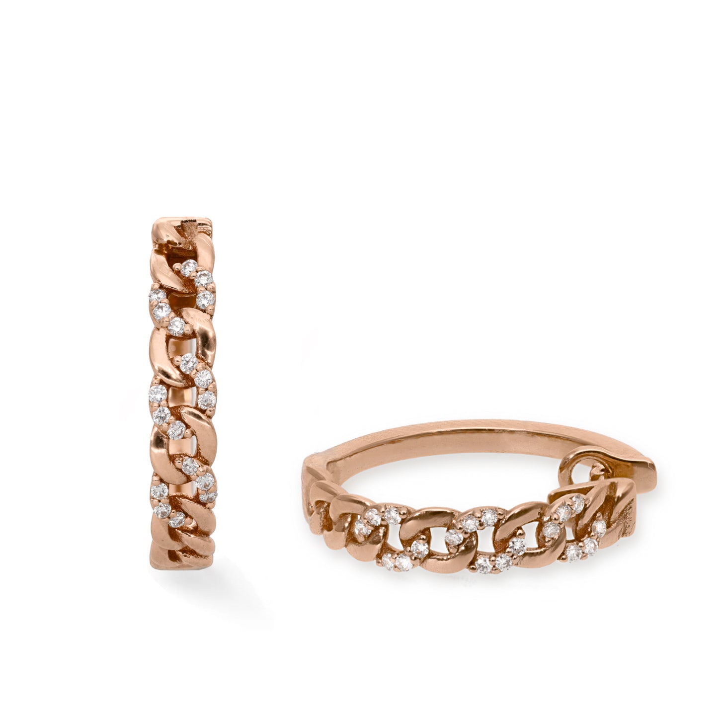 Chain Diamant Kreolen No.2