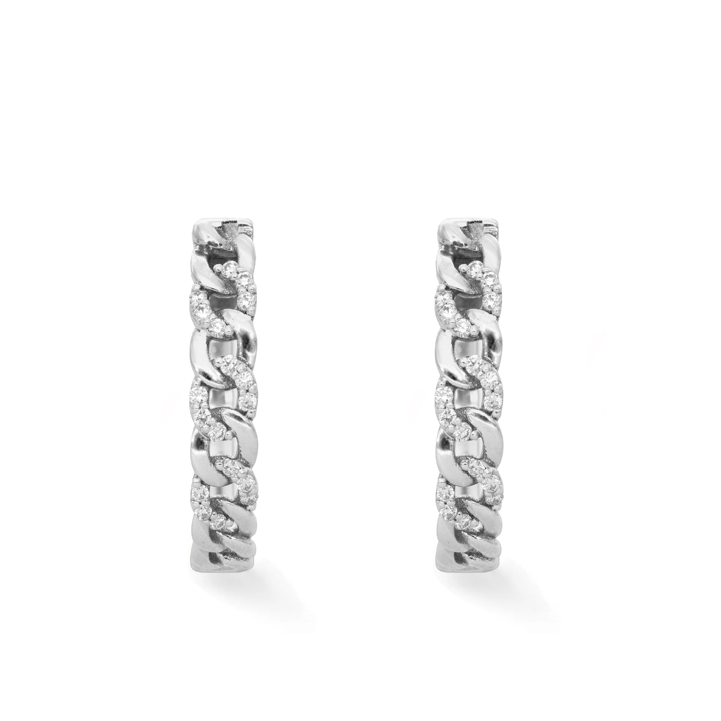 Chain Diamant Kreolen No.2