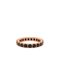 Eternity-Ring Holly mit schwarzem Diamanten