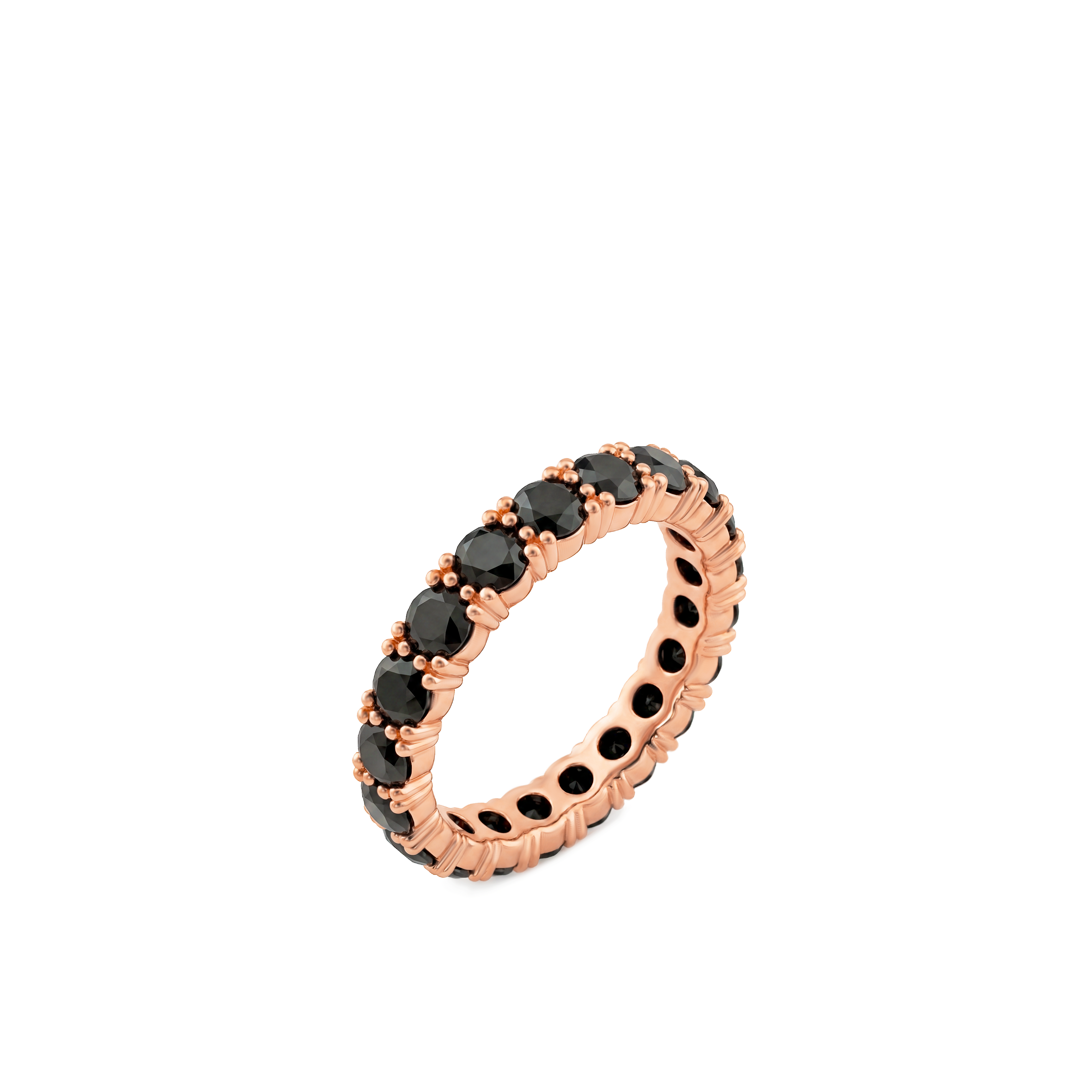 Eternity-Ring Holly mit schwarzem Diamanten