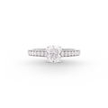 Oliver Heemeyer Cushion Solitaire Diamond Ring Fancy 1.02ct