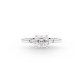 Oliver Heemeyer Solitär Quadratischer Smaragdschliff Ring 1.01 ct.