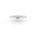 Oliver Heemeyer Smaragdschliff Solitär Diamant Ring  0.78 ct.
