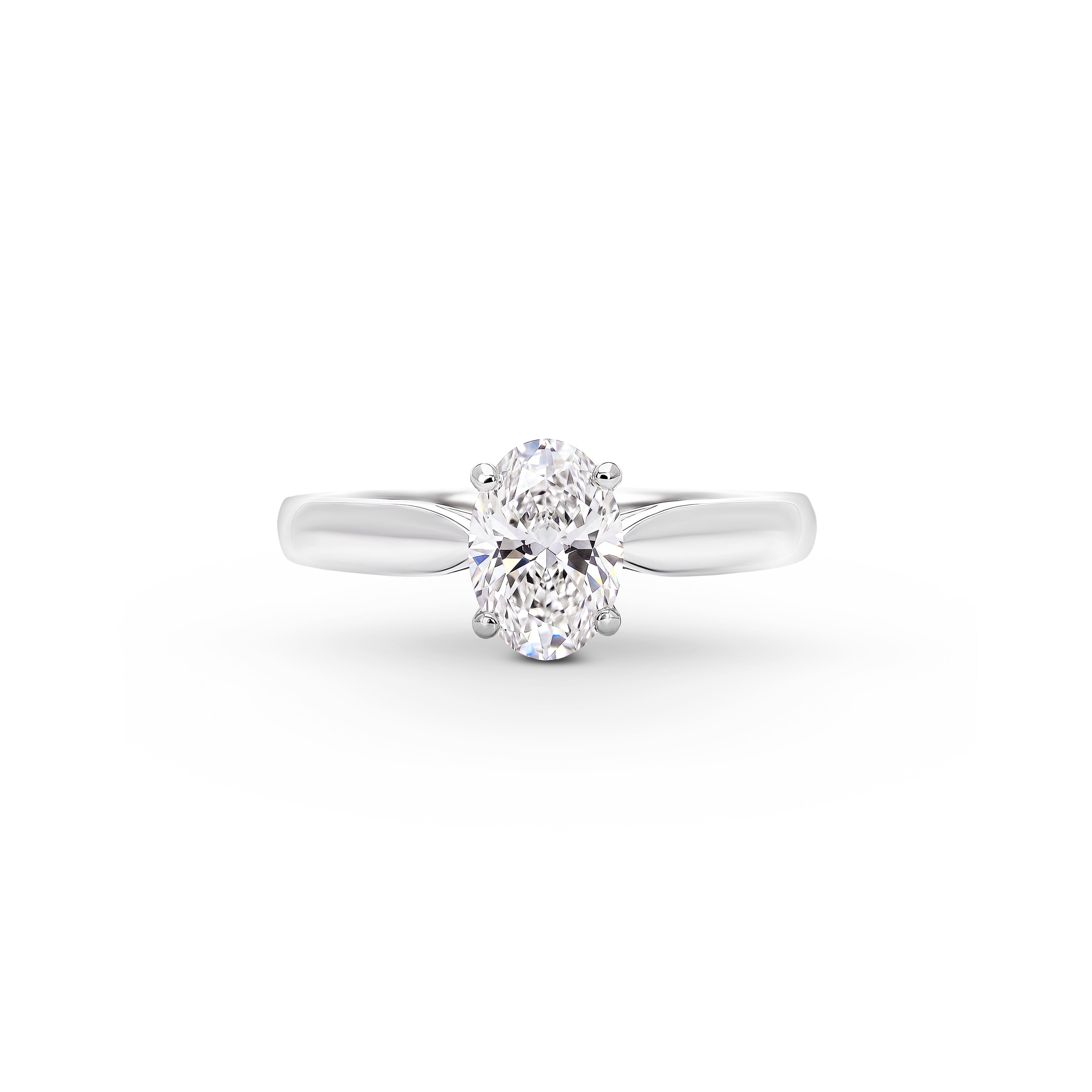Oliver Heemeyer Oval Solitär Diamant Ring 0.81 ct.