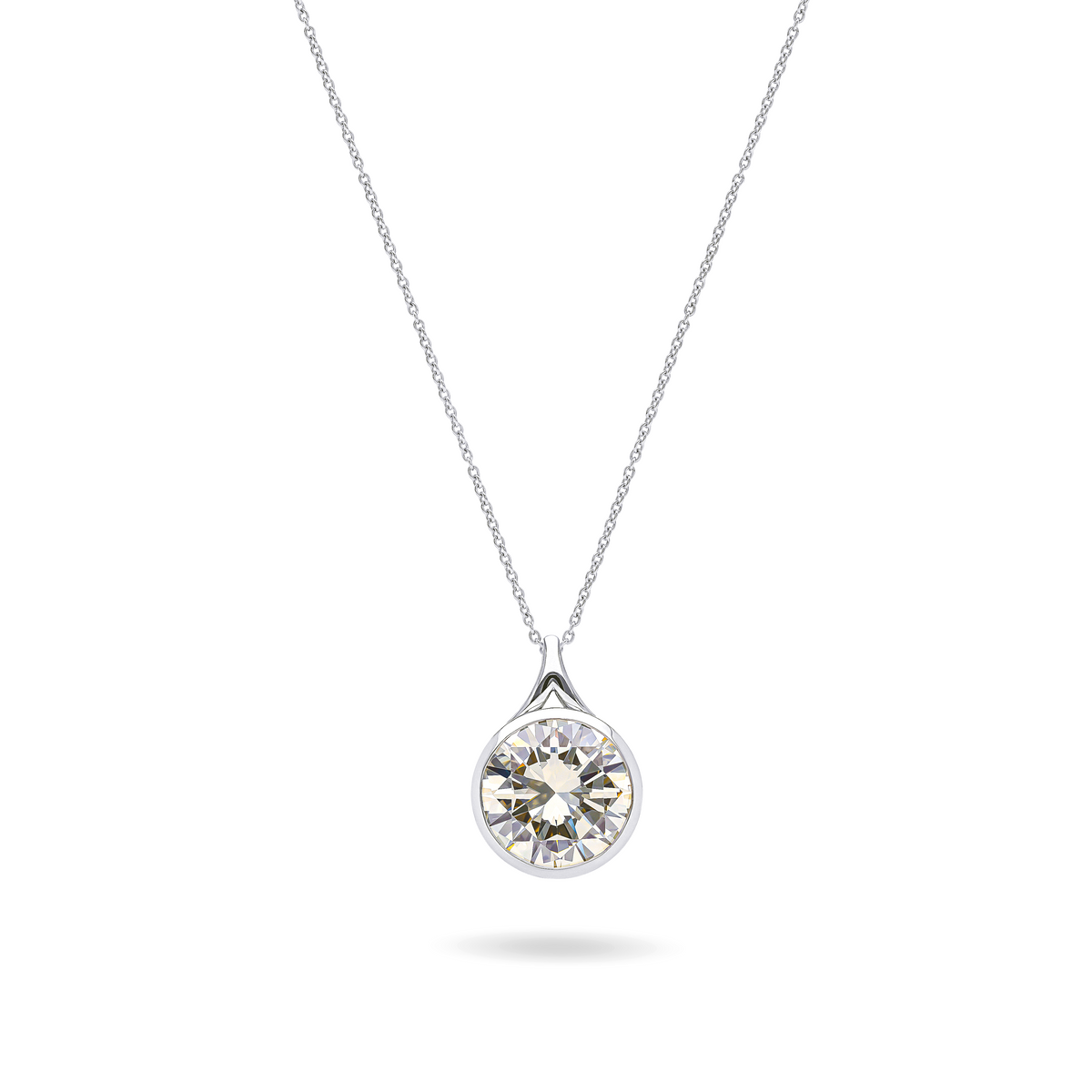 Magnus Solitaire Diamond Pendant