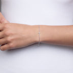 Mini Kreuz Diamant Armband