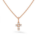 Mini Diamant Kreuz Anhänger